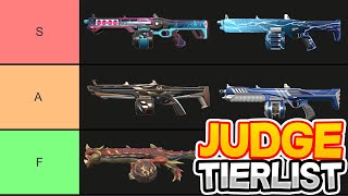 I Ranked All The Judge Skins In Valorant #tierlist #valorant