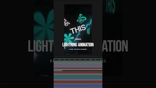 How to easily create epic lightning effect in After Effects