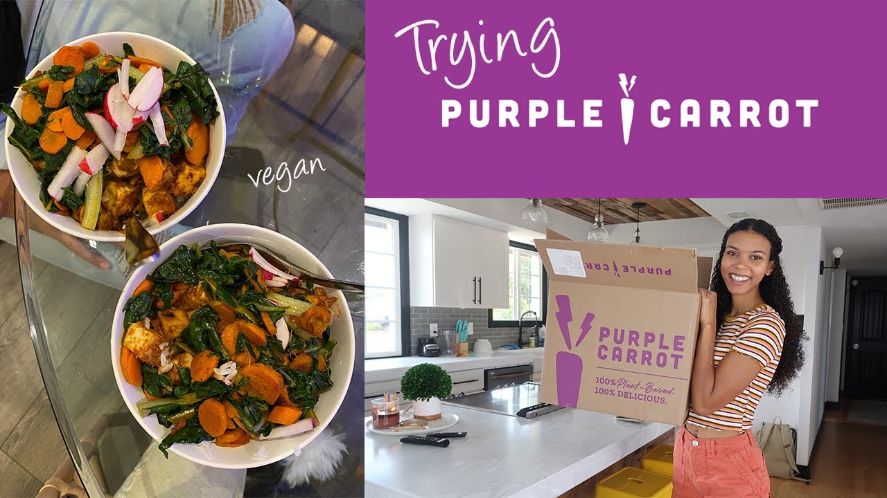 Trying a Purple Carrot Box for the First Time!