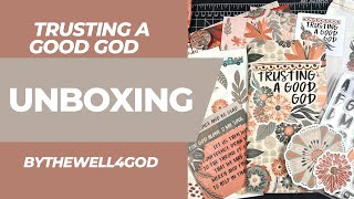 Unboxing - Trusting a Good God - Bythewell4God #biblejournaling