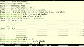 Python Tips - Install pycurl Inside Virtualenv