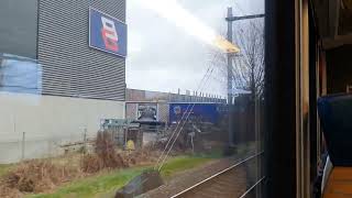 Treinrit met Flirt van Connexxion Valleilijn Trein van Amersfoort Centraal naar Ede-Wageningen