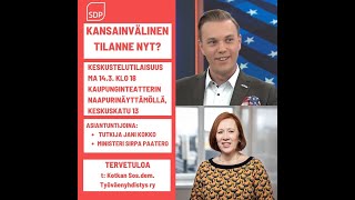 Kansainvälinen tilanne nyt?