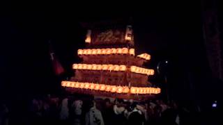 西条祭り2015 石岡神社宮出し 参道 下町