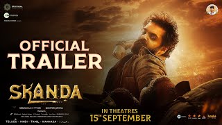 Skanda Official Trailer | Skanda Hindi Trailer| Ram Pothineni| Sree Leela | Skanda Trailer Release