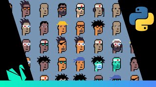 How to create 1000+ unique NFT-style images (like Cryptopunk) | Python Tutorial