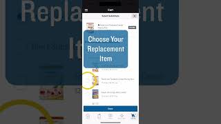 How to Select Item Replacements with the Food Lion App