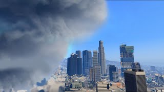 INSANO FURAÇÃO CHEGOU EM LOS SANTOS - GTA 5 FIM DO MUNDO