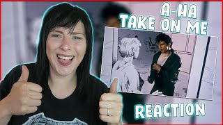 *BLIND REACTION* A-Ha - Take On Me (Official 4K Music Video) |REACTION