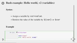 Introduction to Bash (part 1/2)