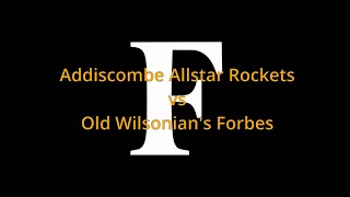 20241103 - Addiscombe All Stars Rockets