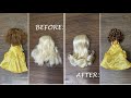 Tips and Tricks - HOW TO CURL DOLL HAIR - Flat Iron & Curling Iron Methods