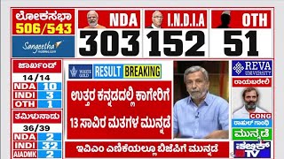 Lok Sabha Election Results 2024 Live: Kageri Leading With 13 Thousand Votes In Uttara Kannada