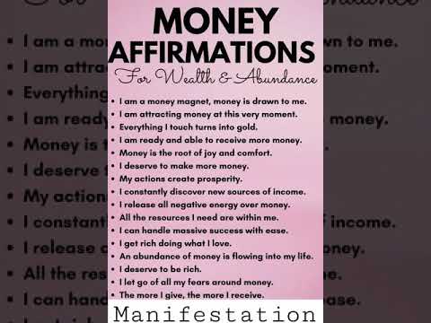 111 Money Affirmations To Attract Wealth And Abundance [Secret Of Money ...