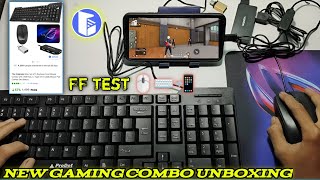 Best Budget 5 in 1 Keyboard, Mouse, USB Hub, OTG \u0026 Mouse Pad Combo for Mobile Gaming🔥|Free Fire BGMI