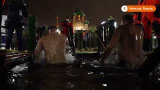 Russia marks Epiphany with icy dip