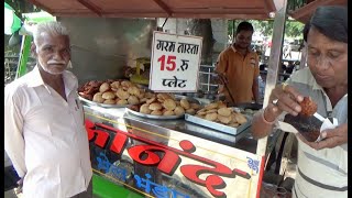 Anand  bhel Bhandar | Garam Nashta 15/Plate | Amravati's Famous Kachori Chat