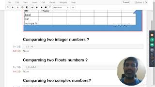 Datascience with Python for Beginners || Python classroom Training in HYD || Comparision Operators