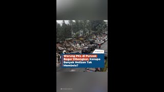 Warung PKL di Puncak Bogor Dibongkar, Kenapa Banyak Netizen Tak Membela?