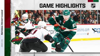 Coyotes  Wild 1127  Nhl Highlights 2022