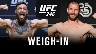 UFC 246: Weigh-in