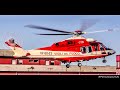 Leonardo AW139 STARTUP and takeoff - EPIC SOUND! - Vigili del Fuoco