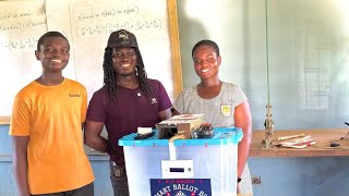 They built an AI powered ballot box to stop election malpractice | Obuasi Senior high Tech Sch