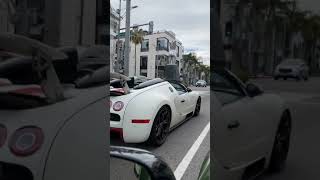 Bugatti Veyron Spotted on Rodeo Drive in Beverly Hills #shorts