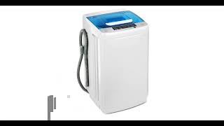 ENGiNDOT Portable Washing Machine, 7.7Lbs/3.5Kg Fully Automatic Compact Washer with Drain Pump