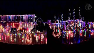 Driving Christmas Light Show House Tour 2024 New York Holiday Lights Drive Through