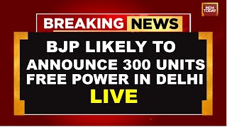 Delhi Election 2025 LIVE Updates: BJP Likely To Announce 300 Unit Free Power In Delhi | AAP Vs BJP