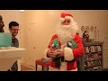 santa claus visits ollie