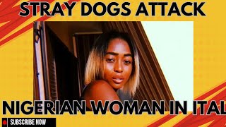 STRAY DOGS ATTACK NIGERIAN WOMAN IN ITALY