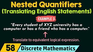 Nested Quantifiers (Translating English Statements) - Example 3