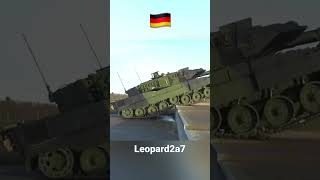 Leopard2a7 vs K2 Black Panther  Which tank is better? #shorts #leopard2a6  #k2 #tank