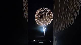 2022/12/03　秩父夜祭花火(一部)スマホ撮影の為、ブレ等ご了承下さい