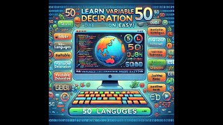 "Learn Variable Declaration in 50 Programming Languages | Coding Basics for Beginners"