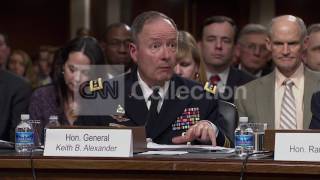 SENATE:NSA DIR TESTIFIES- SNOWDEN ACCESS
