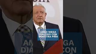 AMLO rechaza diálogo con ministra Piña sobre reforma al Poder Judicial #shorts #amlo