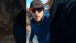 Winter Running @wherespinto #running #longrun #run #shorts #youtubeshorts