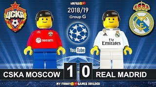 CSKA Moscow vs Real Madrid 1-0 • Champions League 2019 (02/10/18) All Goals Highlights Lego Football