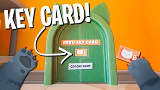 I FOUND the SECRET KEY CARD to the NEW MAP?! (I am Cat VR)