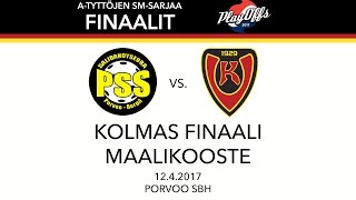 ATSM, 3.Finaali: PSS-Koovee, 12.4.2017, Maalikooste