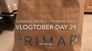 Vlogtober Day 29 | PRIMARK haul