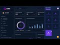 HRM Dashboard Bootstrap Admin Template with LTR Dark Theme