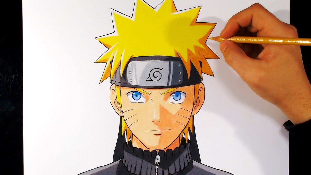 Cómo Dibujar A Naruto Con Lápices De Colores | Fácil | ArteMaster - YouTube