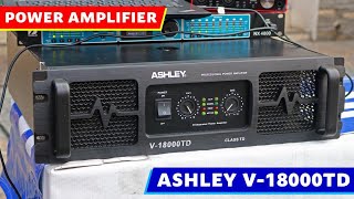 UNBOXING power Amplifier Class TD ASHLEY V18000 TD