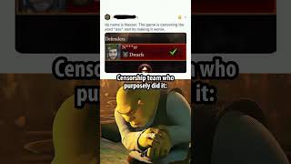 The censorship is wild💀