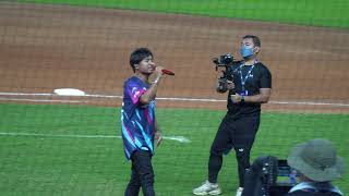 2022/07/31 CPBL 明星賽 動力火車 ( 莫忘初衷 + 繼續轉動 + 忠孝東路走九遍 + 我很好騙 ) 中場演出 !!! ( 髮香區 )