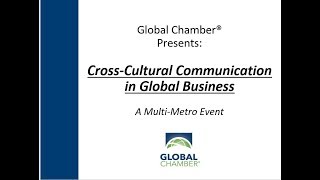 Multi-Metro Event: Cross-Cultural Communications in Global Business